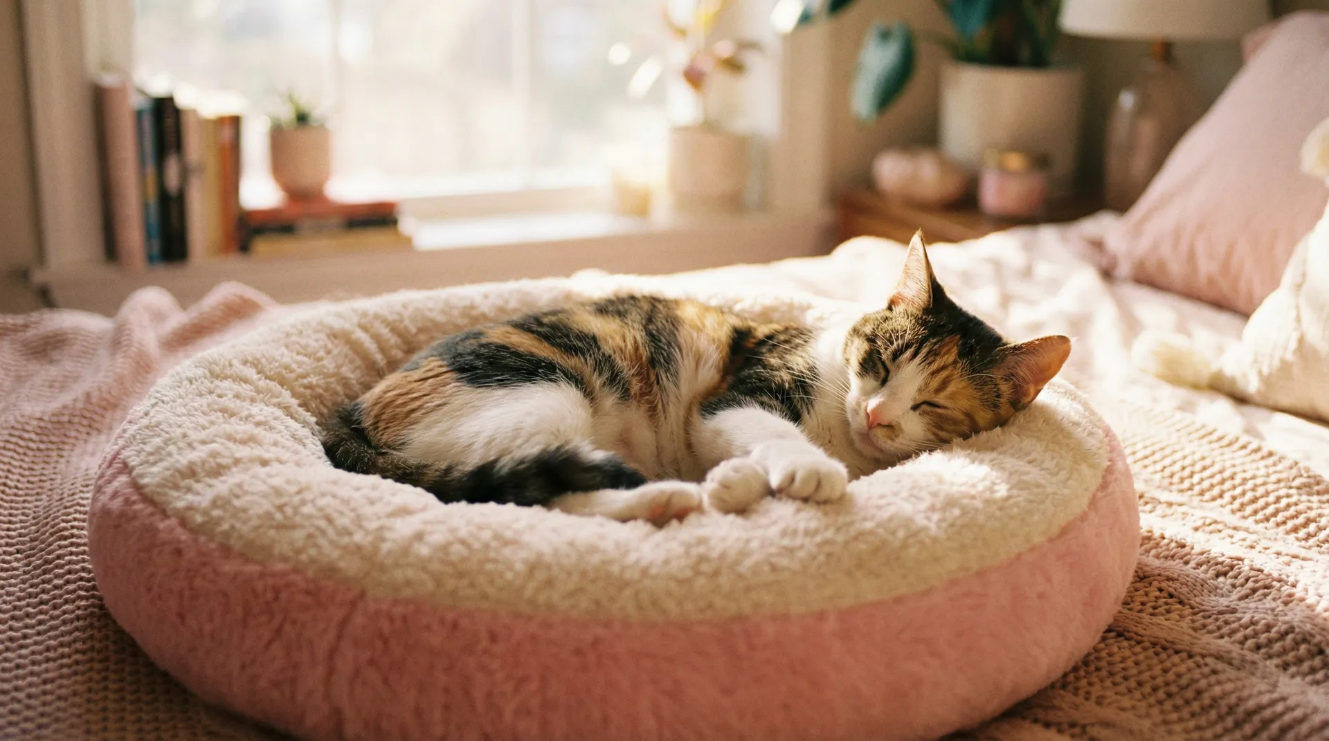 三花猫安静入睡 - 桥本有菜作品